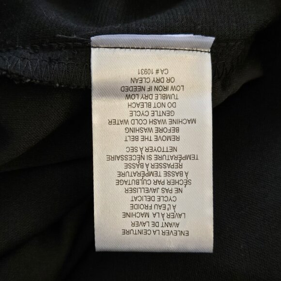 Laura Plus Grey & Black Jersey Knit Dress | Size 18 | Elbow Length Sleeve - Picture 8 of 9